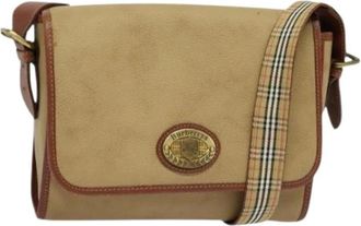 Burberry Pre-owned Cross Body Bags, female, Beige, Size: ONE SIZE Pre-owned Shoulder Bag