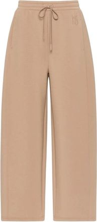 Max Mara Pantalone Barrel Leg - Dames - Sweatpants - Bruin - M - Broeken