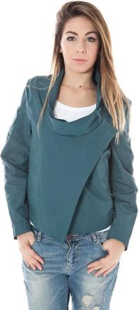 Calvin Klein Jassen, Dames, Groen, M, Leer, Polyamide Jacket