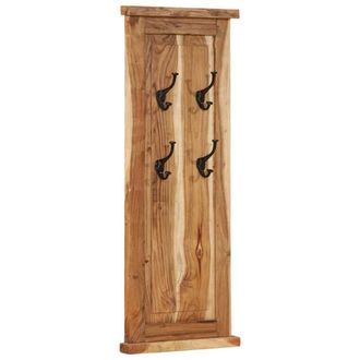 Berkfield Home Coat Racks 2 pcs Solid Wood Acacia 38x100 cm in Brown