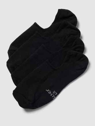 s.Oliver Red Label Füßlinge mit Stretch-Anteil im 4er-Pack in Black, Größe 35-38
