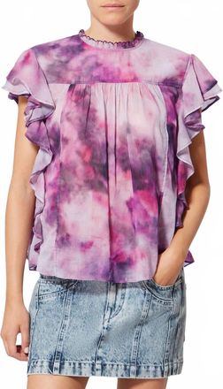 Isabel Marant Daliyane Blouse In Pink