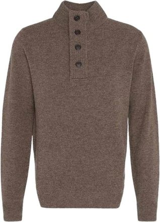 Barbour Essential Patch Half Zip - Heren - Truien - Bruin - Maat: M
