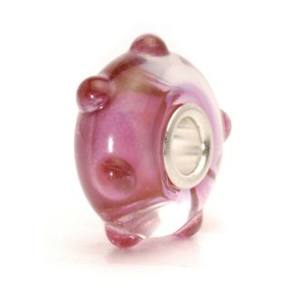Trollbeads Womens Bud Glass Bead Charm In Pink