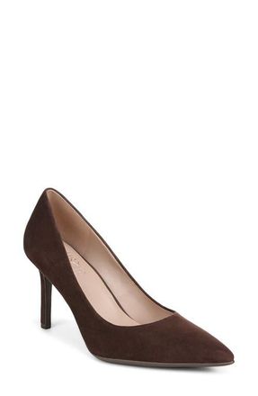 Naturalizer Anna Pointed Toe Pump in Chocolate Suede at Nordstrom, Size 9.5