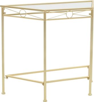 vidaXL Tavolino Vintage In Metallo 87x34x73 Cm Oro - Vidaxl