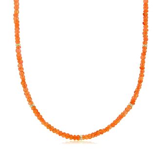 The Lovery Carnelian Bead Necklace
