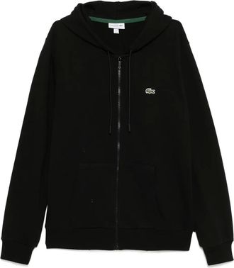 Lacoste Felpa in pile con zip - Nero