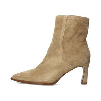 Lina Locchi Schoenen, Dames, Beige, 41 EU, Su&egrave;de, AV 136 Lis Enkellaarsjes