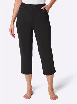 Feel Good 7/8-Hose FEEL GOOD, Damen, Gr. 36/38, Normalgr&ouml;ssen, schwarz, 95% Baumwolle, 5% Elasthan, unifarben, Hosen 7/8-Hose