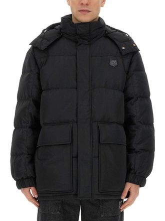 Maison Kitsun&eacute; Oversized Puffy Jacket With High Collar