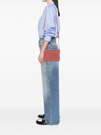 Miu Miu 2000-2025 Matelasse Lambskin crossbody bag - Rosso