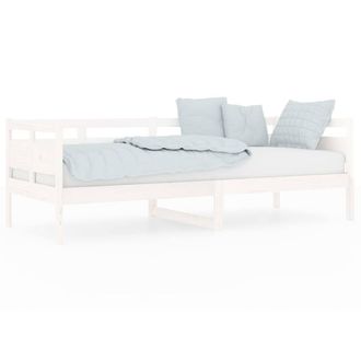 Berkfield Home Day Bed White Solid Wood Pine 80x200 cm