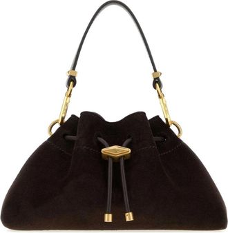 Jimmy Choo London Cinch Small - Dames - Schoudertassen - Bruin - ONE Size - Leer - Tassen