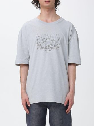 Maison Margiela T-shirt Maison Margiela in cotone con logo ricamato