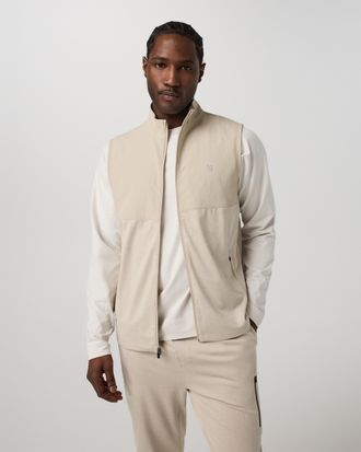 Vuori Clothing Sunday Element Vest | Limestone Heather | Medium