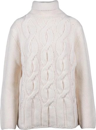 KANGRA Intricate High Neck Merino Wool Sweater by Kangra