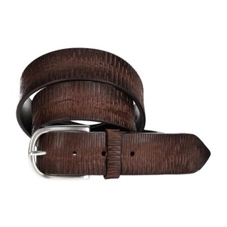 Orciani Belts, male, Brown, Size: 100 CM Cintura in pelle lamellare
