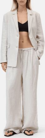 Closed Womens Wynston Wide Pants In Mud Grey