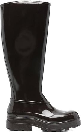 Tretorn X Kassl Editions Tijntje rain boots - women - Rubber/Rubber/Fabric - 40 - Brown