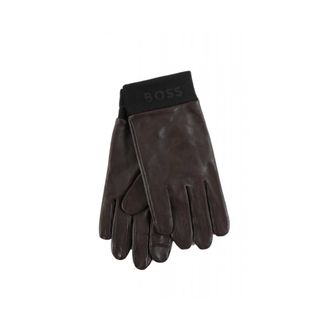 HUGO BOSS Heren, Accessoires, Bruin, Maat: 9 IN Leer