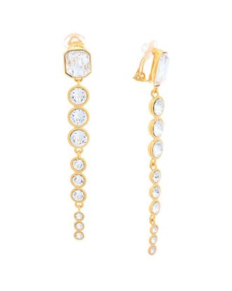 Oscar De La Renta Oscar De La Renta Cascading Rhinestone Drop Earrings