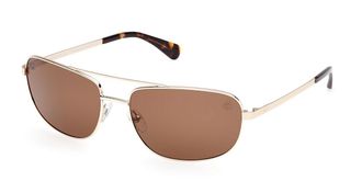 Timberland TB00045 Polarized 32H Mens Sunglasses Gold Size 66