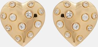 Self Portrait Crystal-embellished earrings