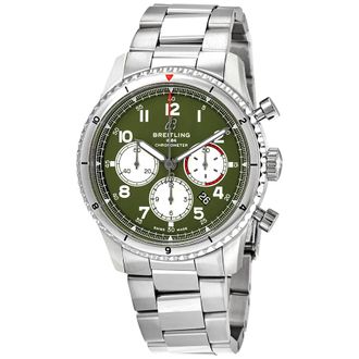 Breitling Pre-owned Breitling Chronograph Automatic Chronometer Mens Watch AB01192A1L1A1