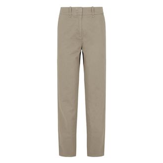 Bomboogie Slim Fit Broek - Dames - Broeken - Beige - Maat: XL Katoen