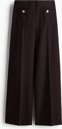 H&M Hose mit geradem Bein - Brown