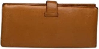 Loewe Pre-owned Wallets, female, Brown, Size: ONE SIZE Pre-owned Leather Wallet