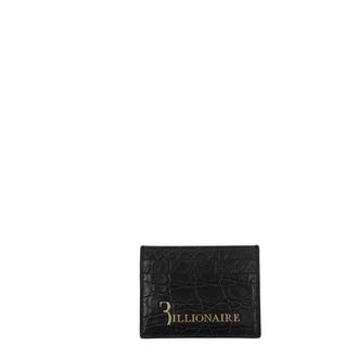 Billionaire Italian Couture Crocodile Mens Cardholder