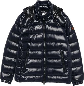 Save The Duck Florian Down Jacket - Heren - Gewatteerde jassen - Zwart - S - Polyester - Jassen