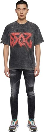 Dsquared2 Dark Grey Graphic T-Shirt
