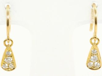 C&A Unbranded (18K) Drop Earrings (Pre-Owned)