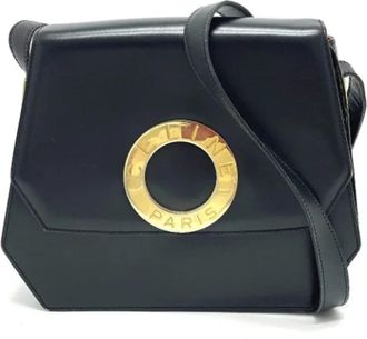 Celine Pre-owned Leather celine-bags - Dames - Vintage Schoudertas - Zwart - ONE Size - Vintage