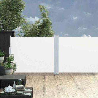 vidaXL Toldo Lateral Retr&aacute;ctil Para Patio Color Crema 170x1200 Cm Vidaxl