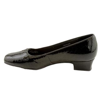 Trotters Doris Black Patent T3235-005 Womens