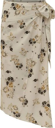 Isabel Marant Rokken, Dames, Beige, S, Midi Skirts