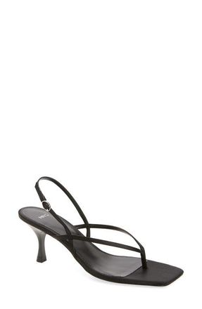 Mango Ross Sandal in Black at Nordstrom, Size 9.5Us