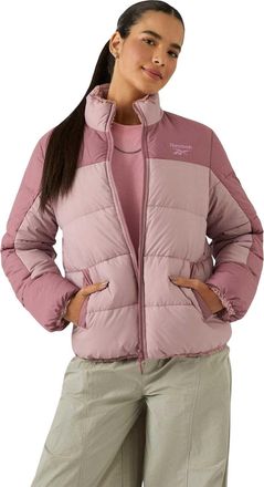 Reebok Womens/Ladies Reversible Puffer Jacket (Dusty Rose) - Size X-Large