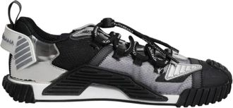 Dolce & Gabbana Kleurrijke Lage Top NS1 Sneakers Rubberen Zool - Heren - Sneakers - Veelkleurig - 39 1/2 EU - Katoen - Schoenen