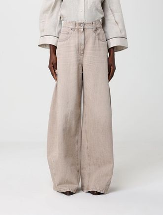 Brunello Cucinelli Jeans palazzo Brunello Cucinelli in denim di cotone