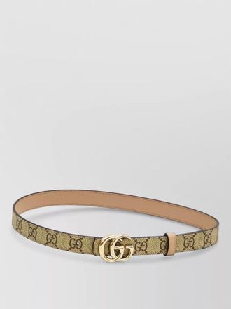 Gucci reversible gg marmont skinny leather belt
