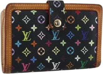 Louis Vuitton Pre-owned Wallets, female, Multicolor, Size: ONE SIZE Pre-owned Canvas Wallet