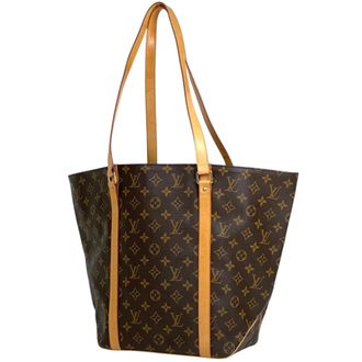 Louis Vuitton Brown Monogram Shoulder Bag Tote Bag (Pre-Owned)