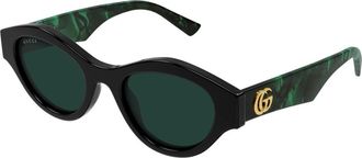 Gucci Gg 2207S Cat-eye Zonnebril - Dames - Zonnebrillen - Zwart - 51 MM - Accessoires