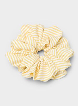 Simons Womens Large parasol-stripe scrunchie