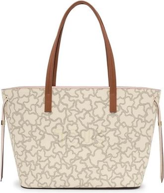Tous Kaos Icon - Dames - Shoppers - Beige - ONE Size - Leer - Tassen